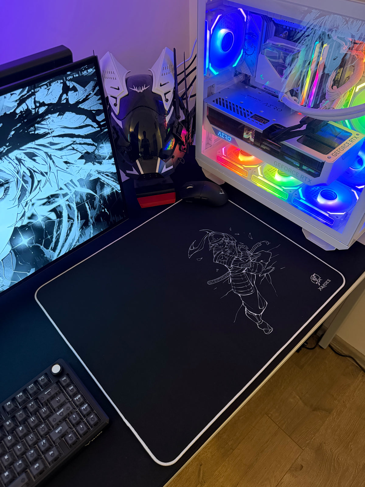 Xrades Samurai Stealth Edition ( Ekstra Siyah ) Mousepad