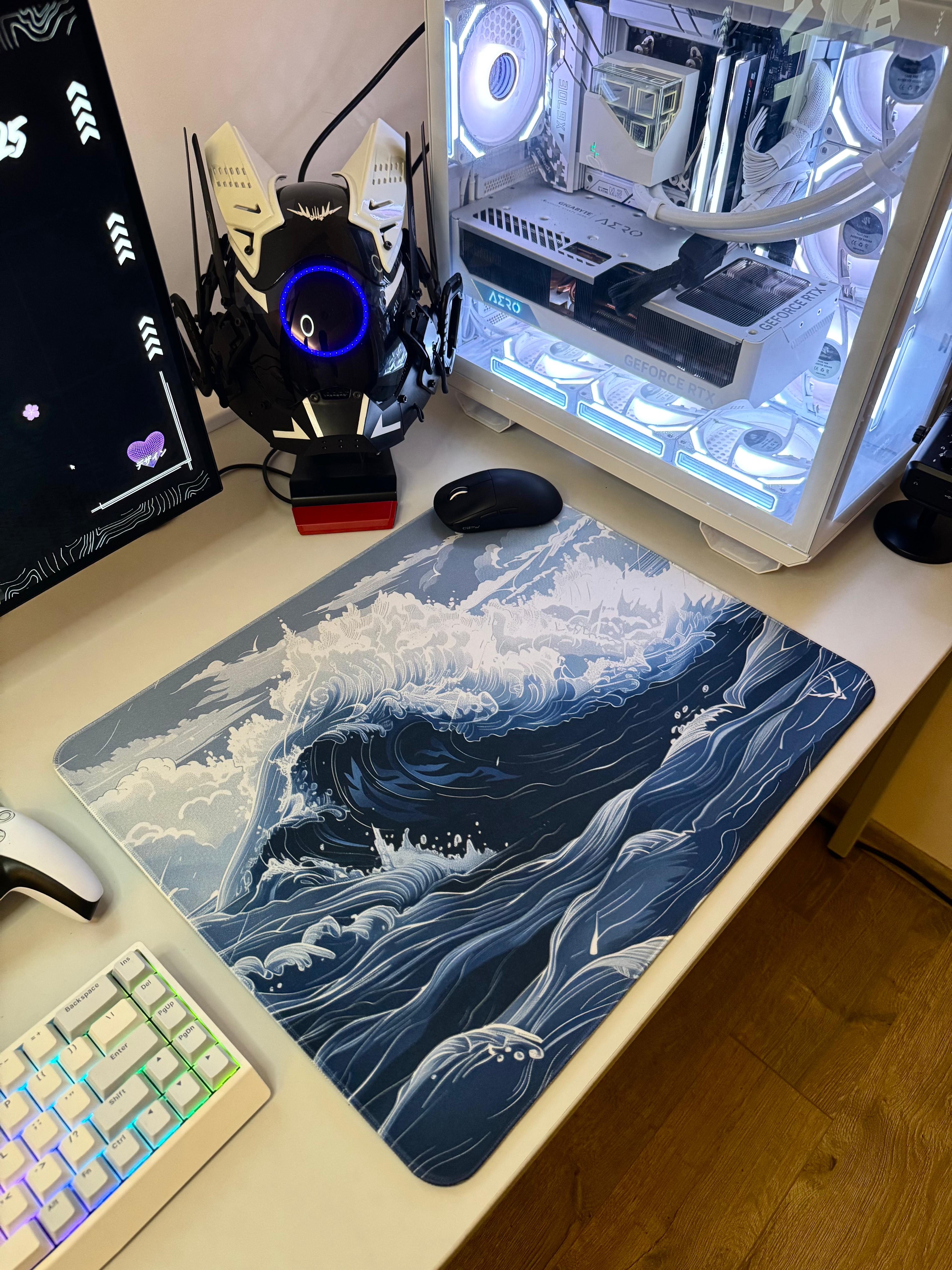Xrades Blue Wave Pro Mousepad