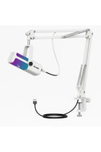 Xrades Professional 2 li Stand Youtuber Gamer Tiktok Yayıncı Usb Rgb Mikrofon Seti M3 PRO WHH