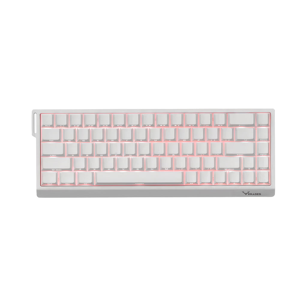 Xrades XR68 V2 White Side ( Manyetik Switch 8k Hz ) Klavye