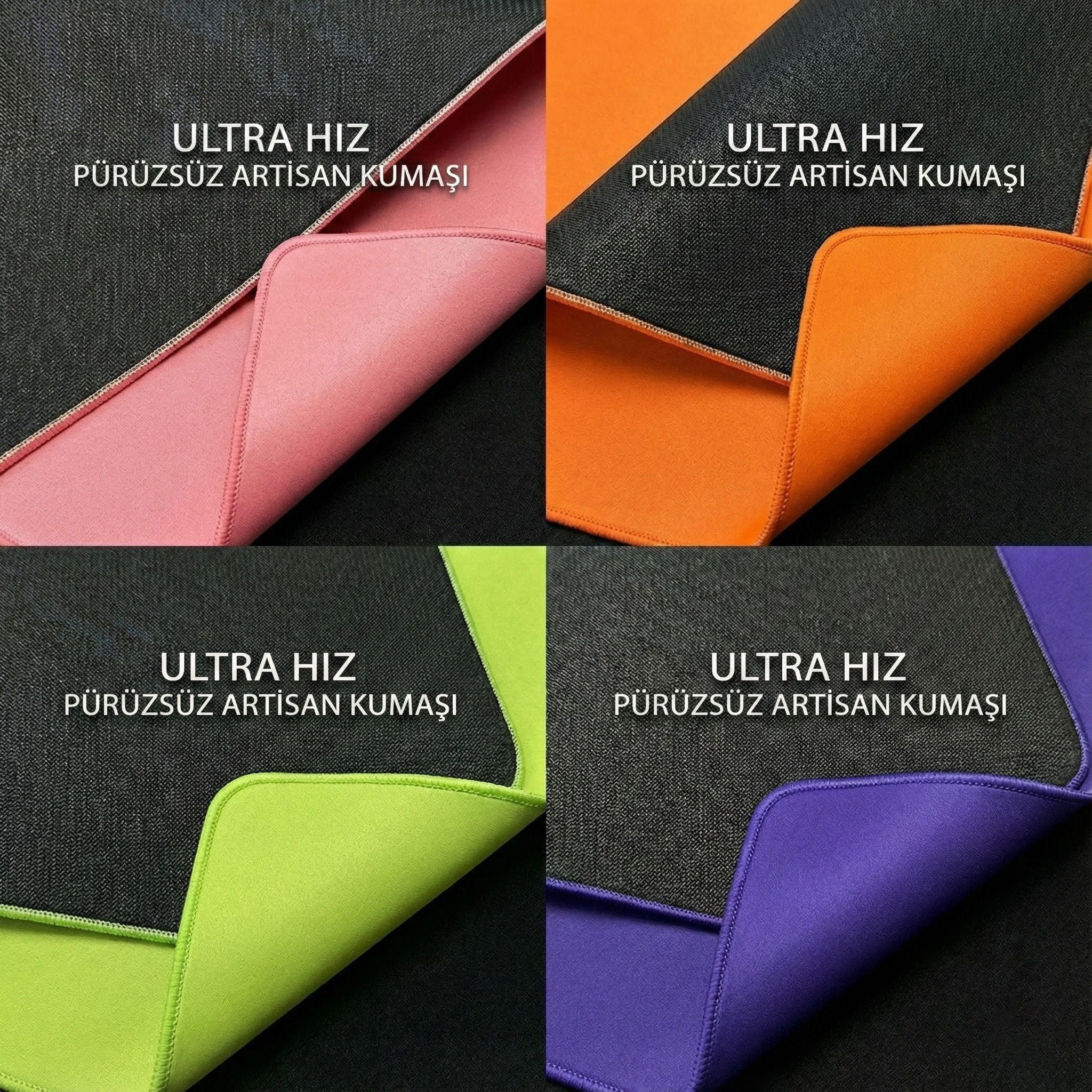 Artisan Fabric Special Edition Vibrant Turuncu E-sports Gaming Mousepad