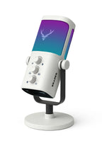 Xrades Professional 2 li Stand Youtuber Gamer Tiktok Yayıncı Usb Rgb Mikrofon Seti M3 PRO WHH