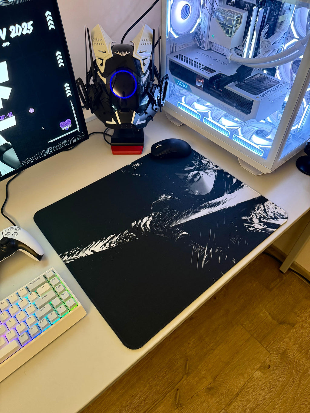Xrades Black Katana Mousepad