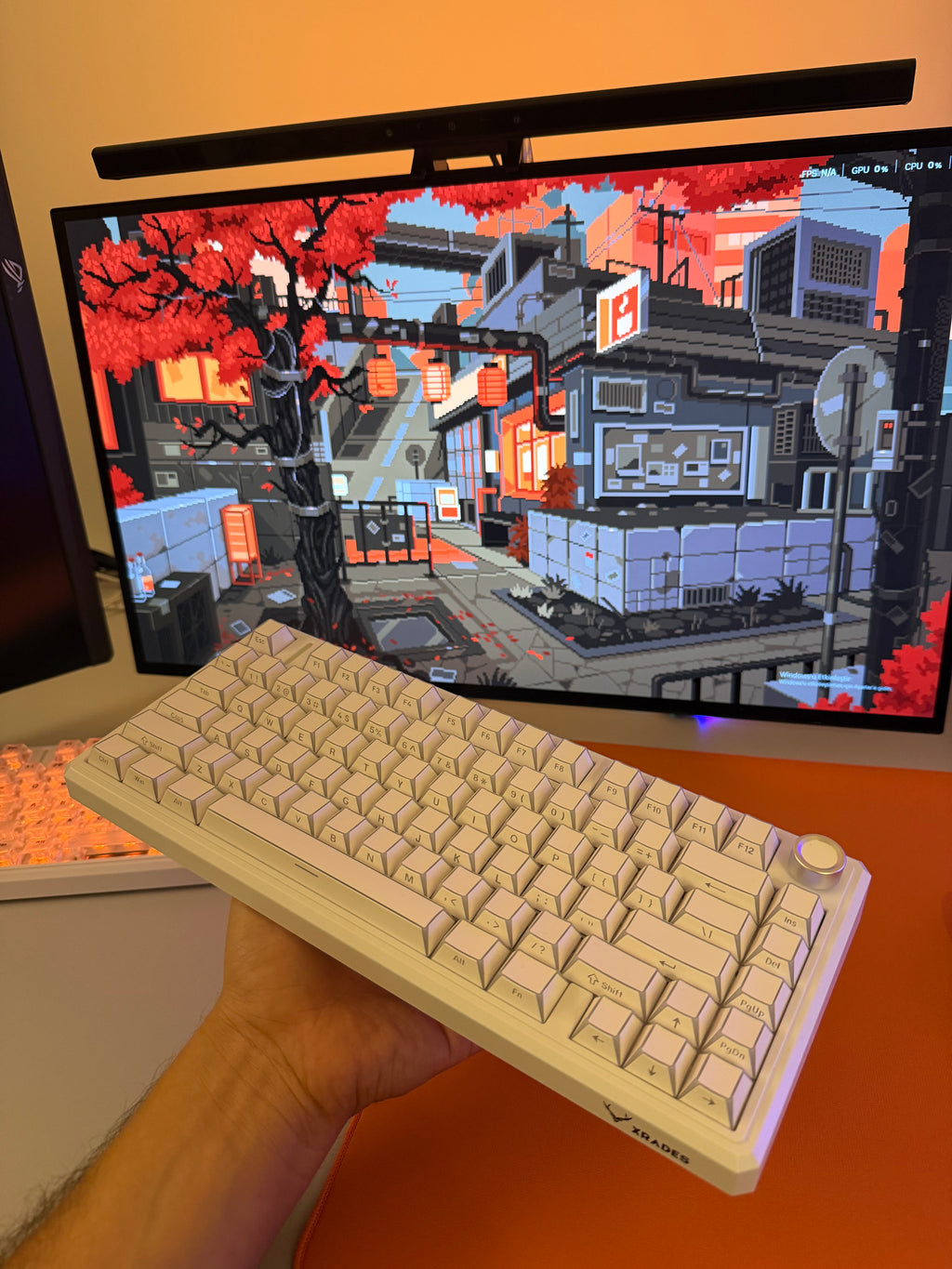 Xrades XR75 V2 Nano Cartoon White ( Manyetik Switch 8k Hz ) Klavye