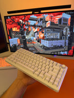 Xrades XR75 V2 Nano Cartoon White ( Manyetik Switch 8k Hz ) Klavye