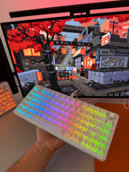 Xrades XR75 V2 Nano Cartoon White ( Manyetik Switch 8k Hz ) Klavye