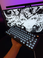 Xrades XR75 V2 Ultra Mat Transparan Black ( Manyetik Switch 8k Hz ) Klavye