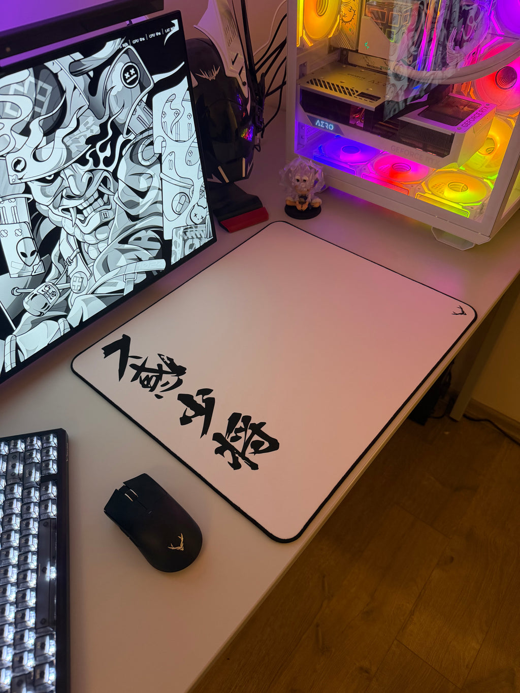 Xrades Shogun Kage Edition White Mousepad