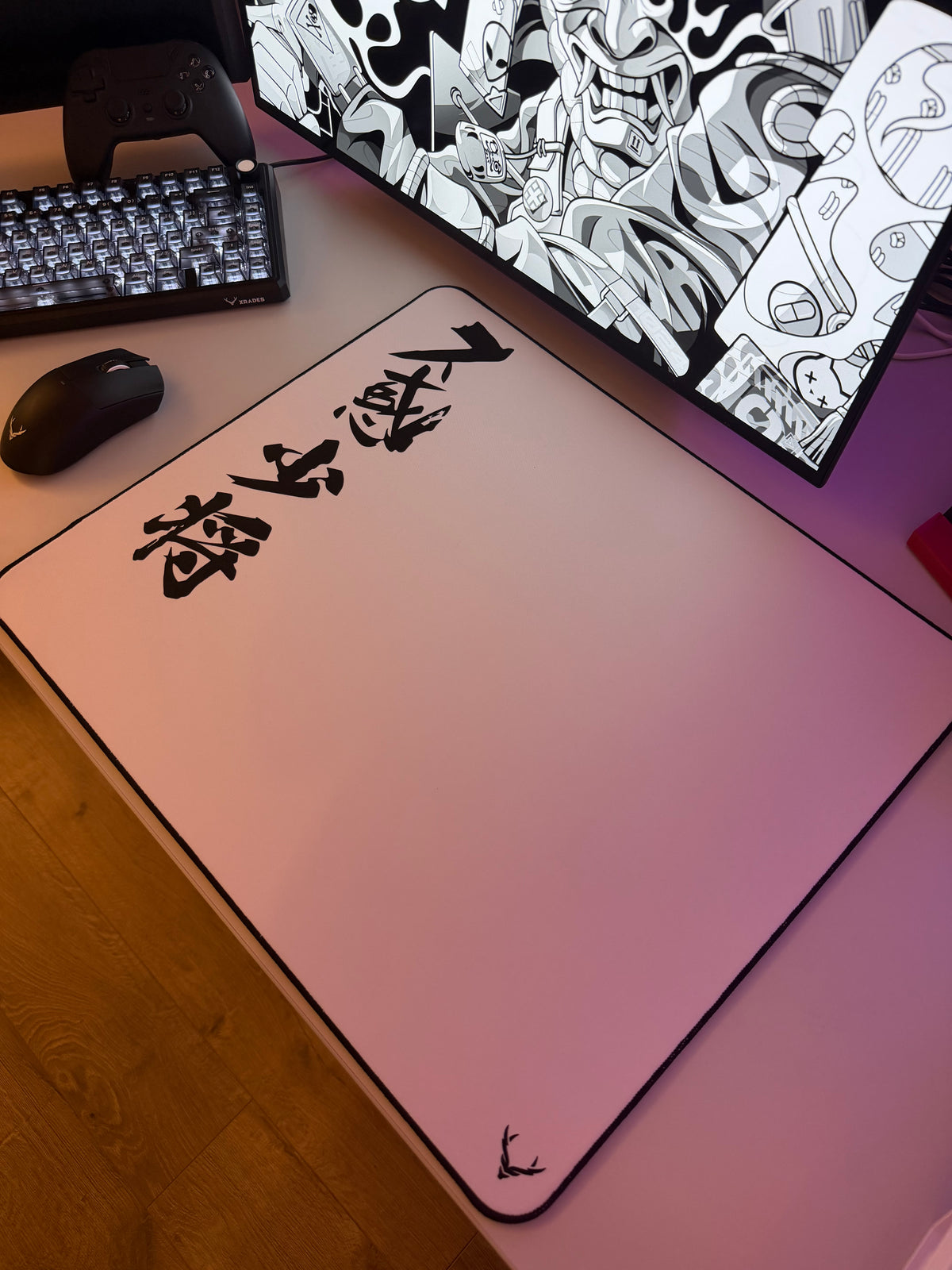 Xrades Shogun Kage Edition White Mousepad