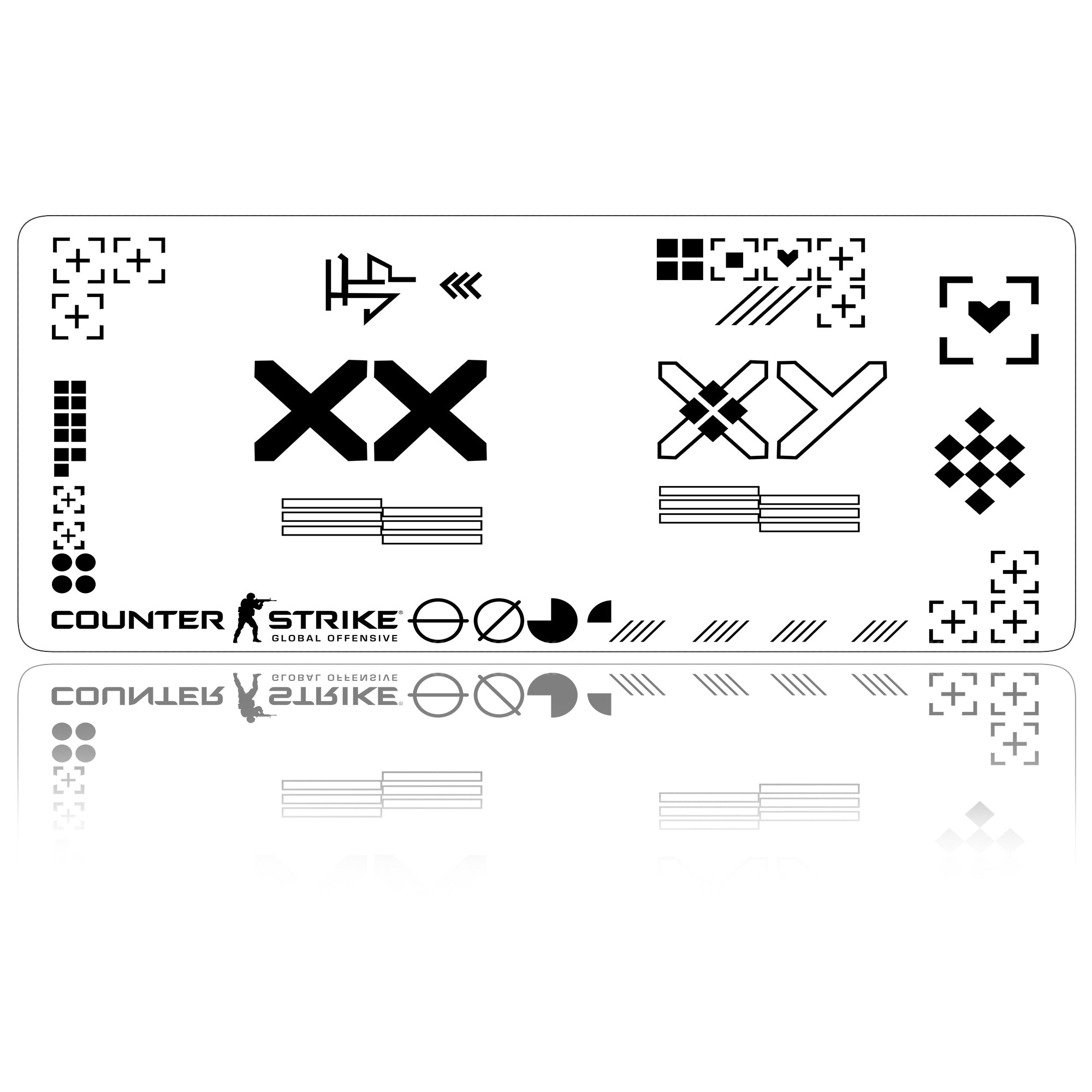 Xrades WhiteX Mousepad