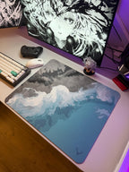 Artisan Fabric & Xrades All Blue Smoke Limited Edition Mousepad