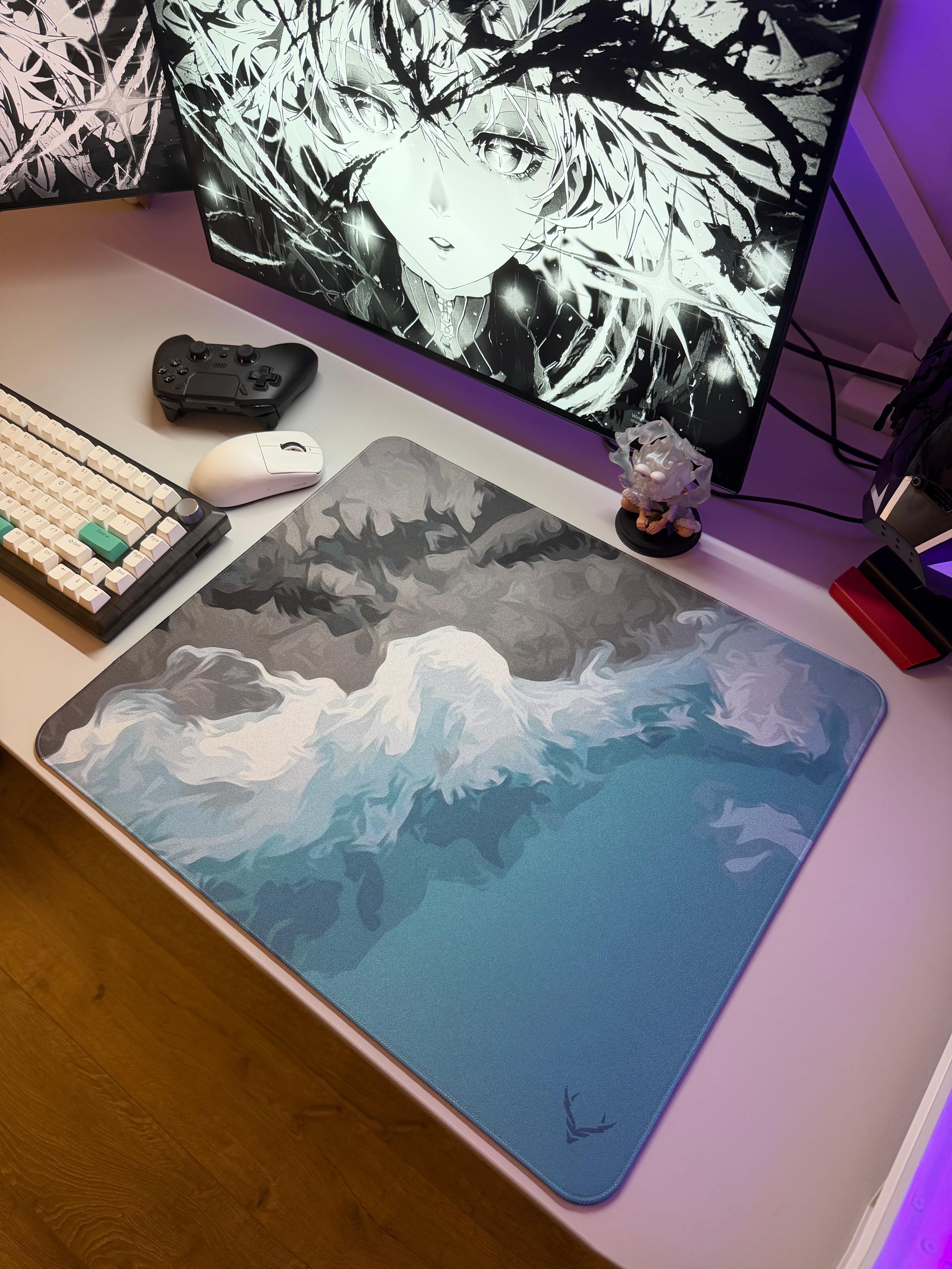 Artisan Fabric & Xrades All Blue Smoke Limited Edition Mousepad