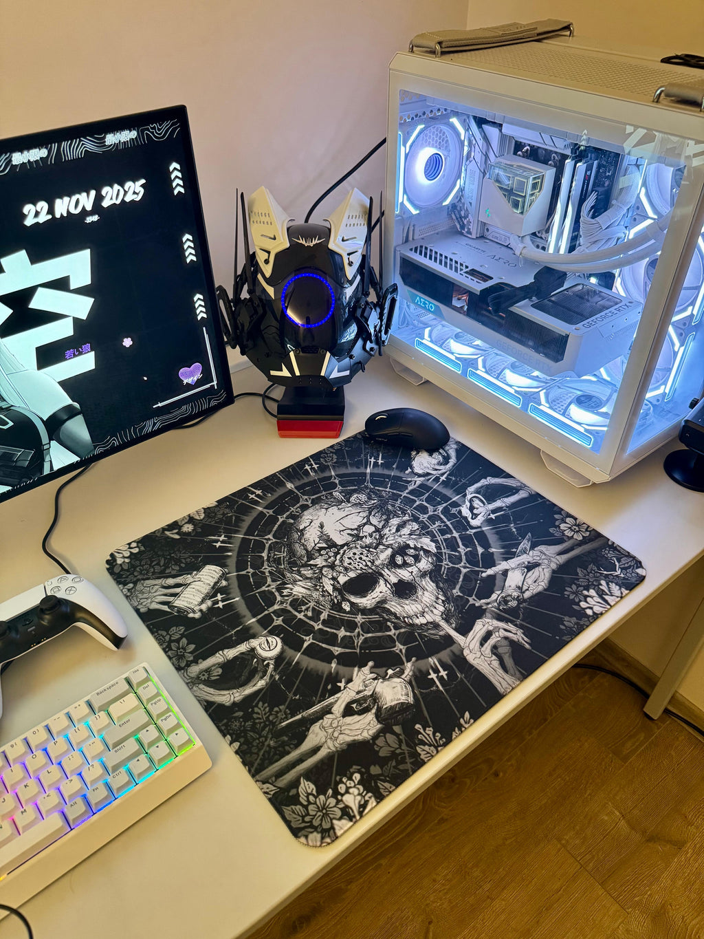 Xrades Flower Skull Mousepad