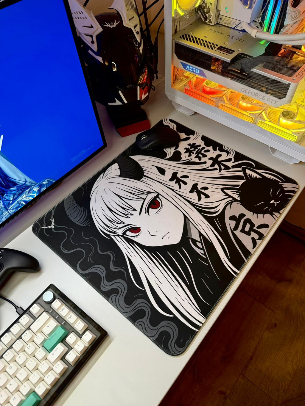 Xrades Dark Oni Limited Mousepad