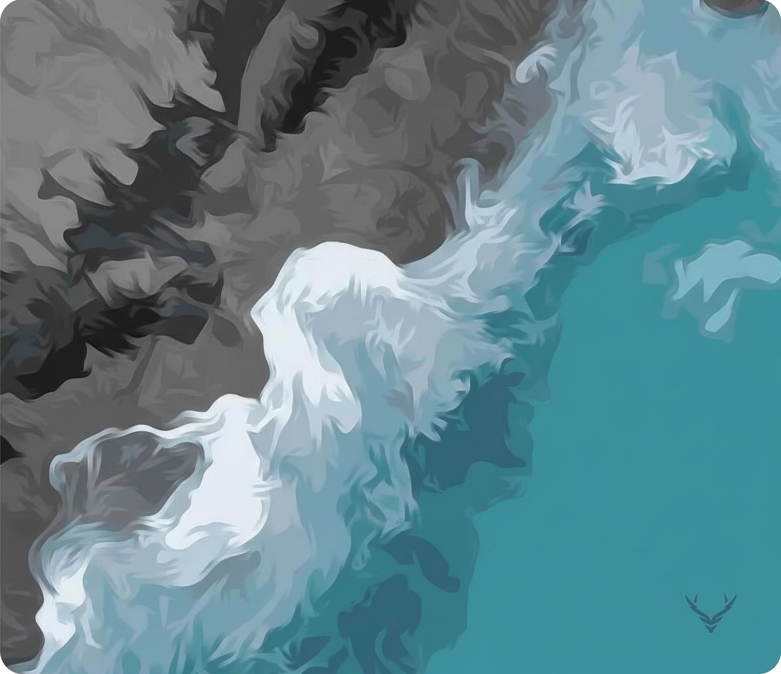 Artisan Fabric & Xrades All Blue Smoke Limited Edition Mousepad