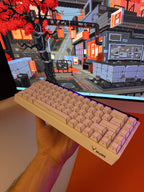 Xrades XR68 Ultra V2 Nano Cartoon White ( Manyetik Switch 8k Hz ) Klavye