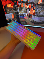 Xrades XR68 Ultra V2 Nano Cartoon White ( Manyetik Switch 8k Hz ) Klavye