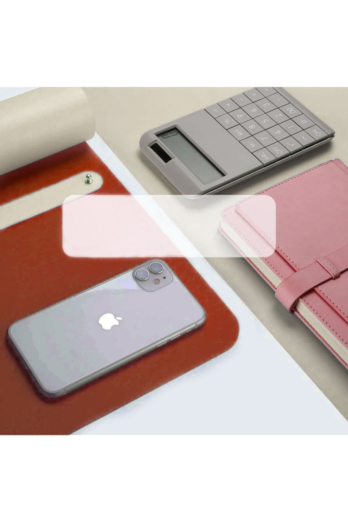 Xrades Taba Kahve Deri Mousepad