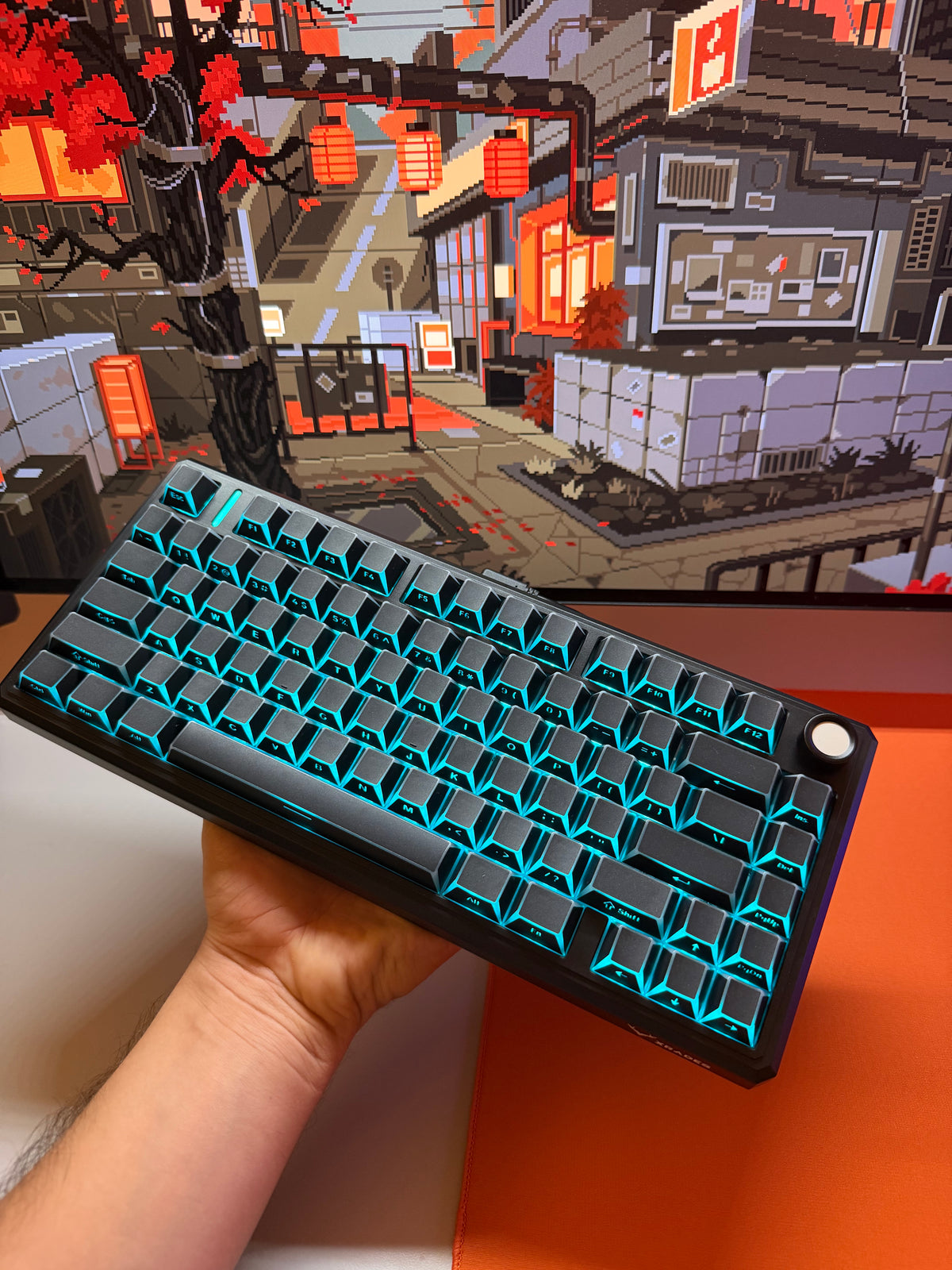 Xrades XR75 V2 Nano Cartoon Black ( Manyetik Switch 8k Hz ) Klavye