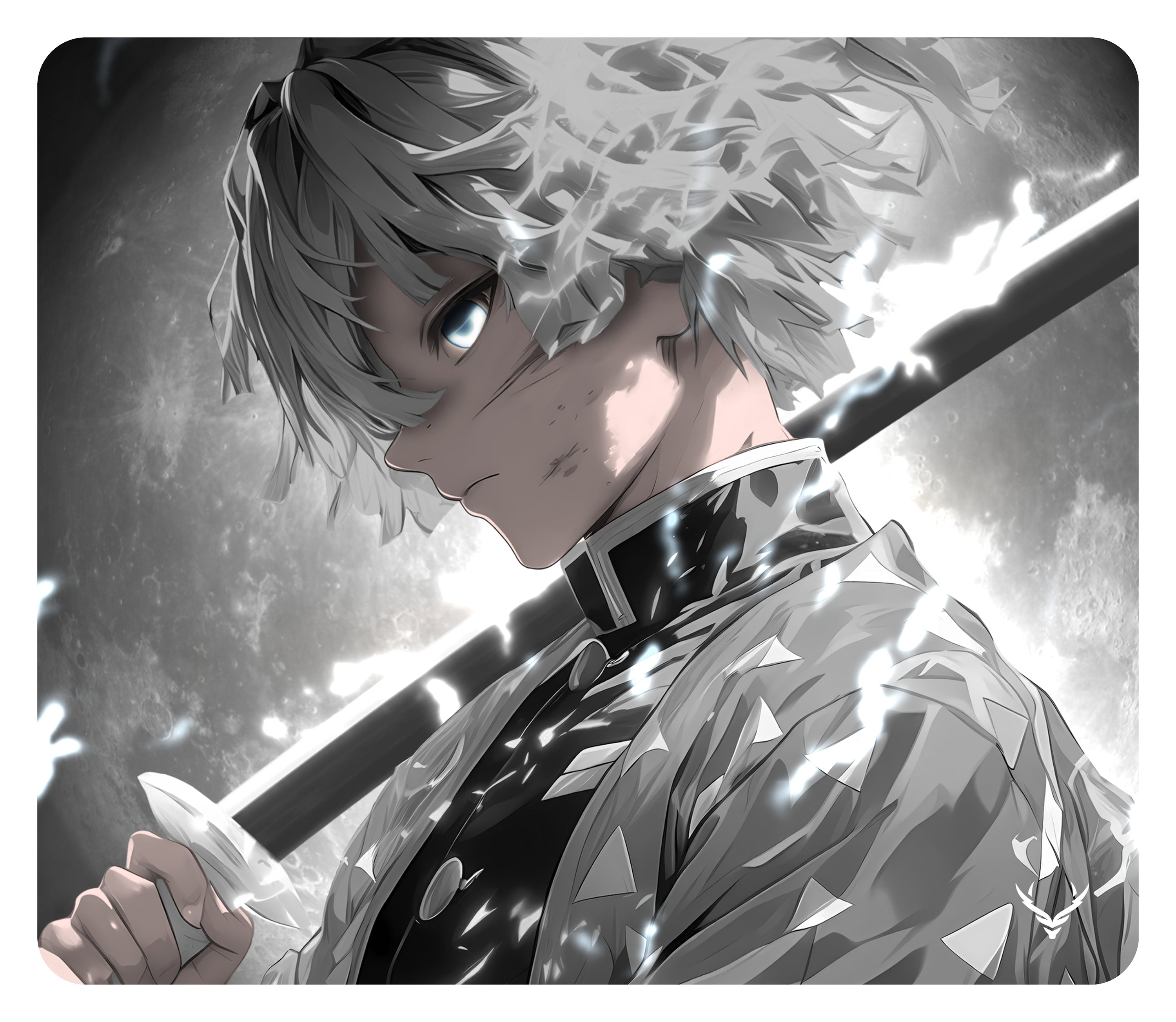 Xrades Zenitsu With Katana Mousepad