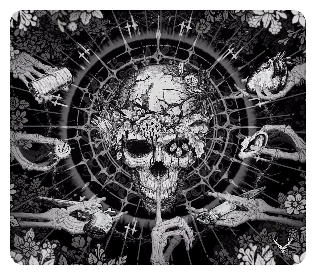Xrades Flower Skull Mousepad