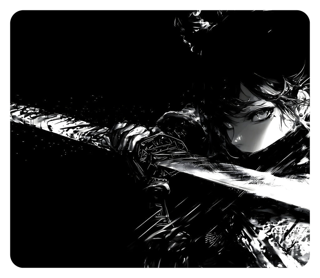 Xrades Black Katana Mousepad