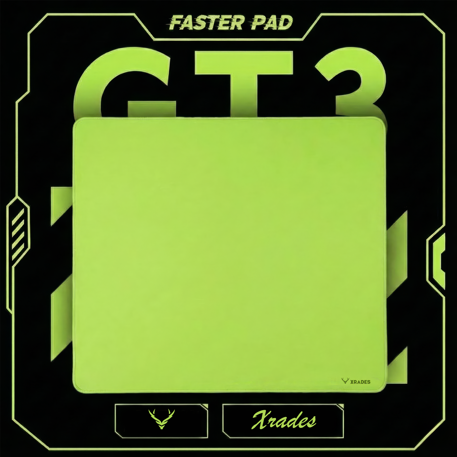 Artisan Fabric Special Edition Flux Lime Yeşili E-sports Gaming Mousepad