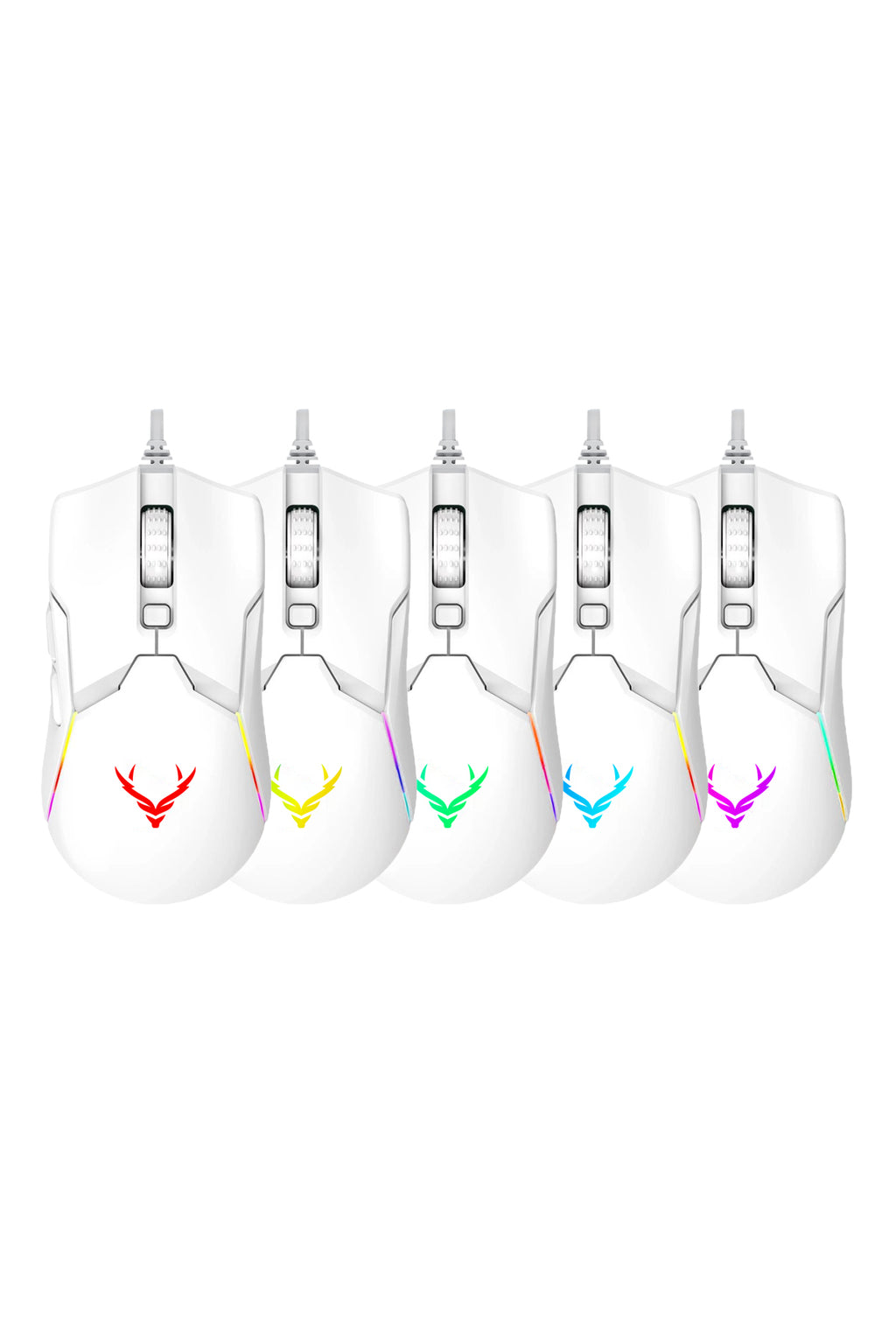 Xrades XR07 White Mouse