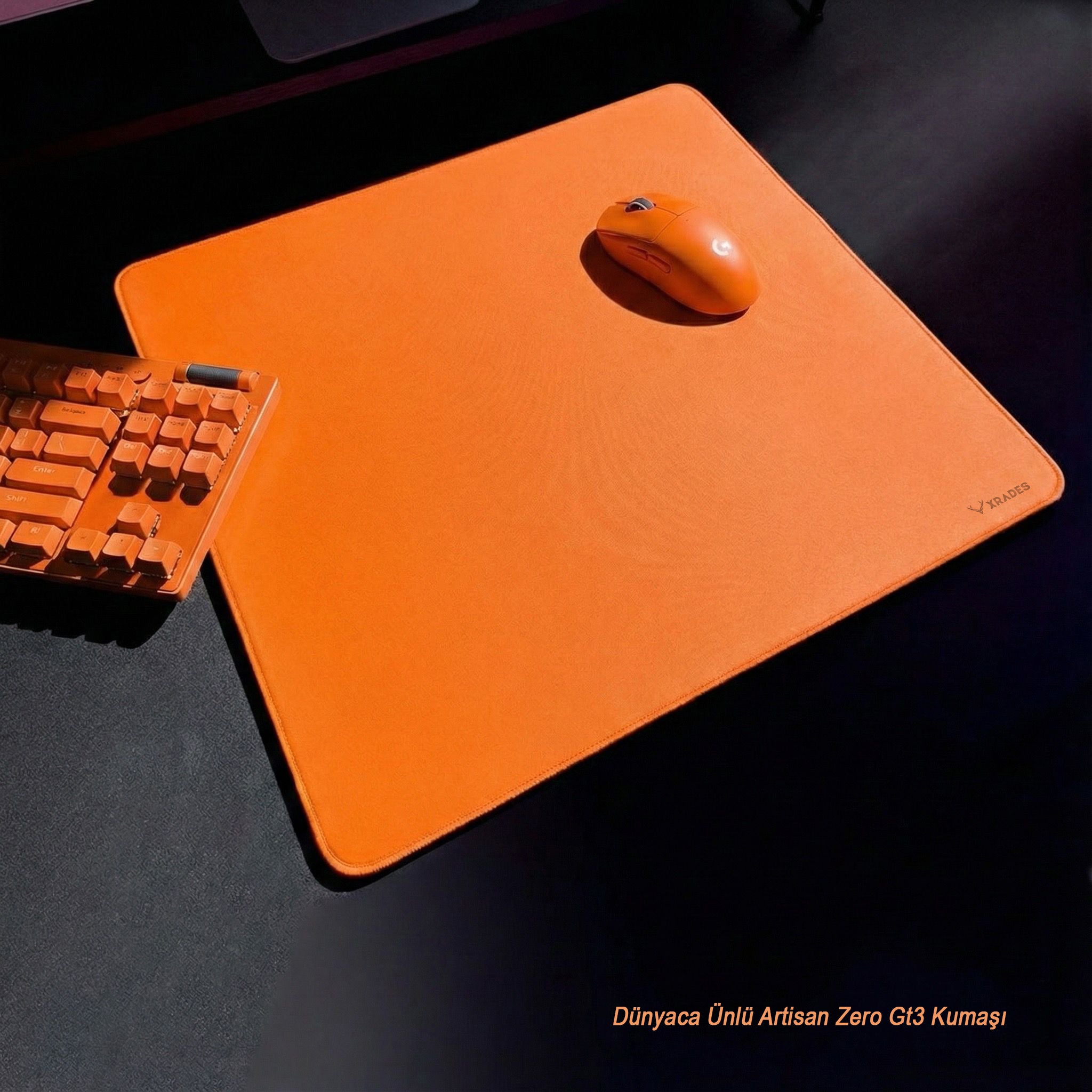 Artisan Fabric Edition Vibrant Turuncu E-sports Gaming Mousepad