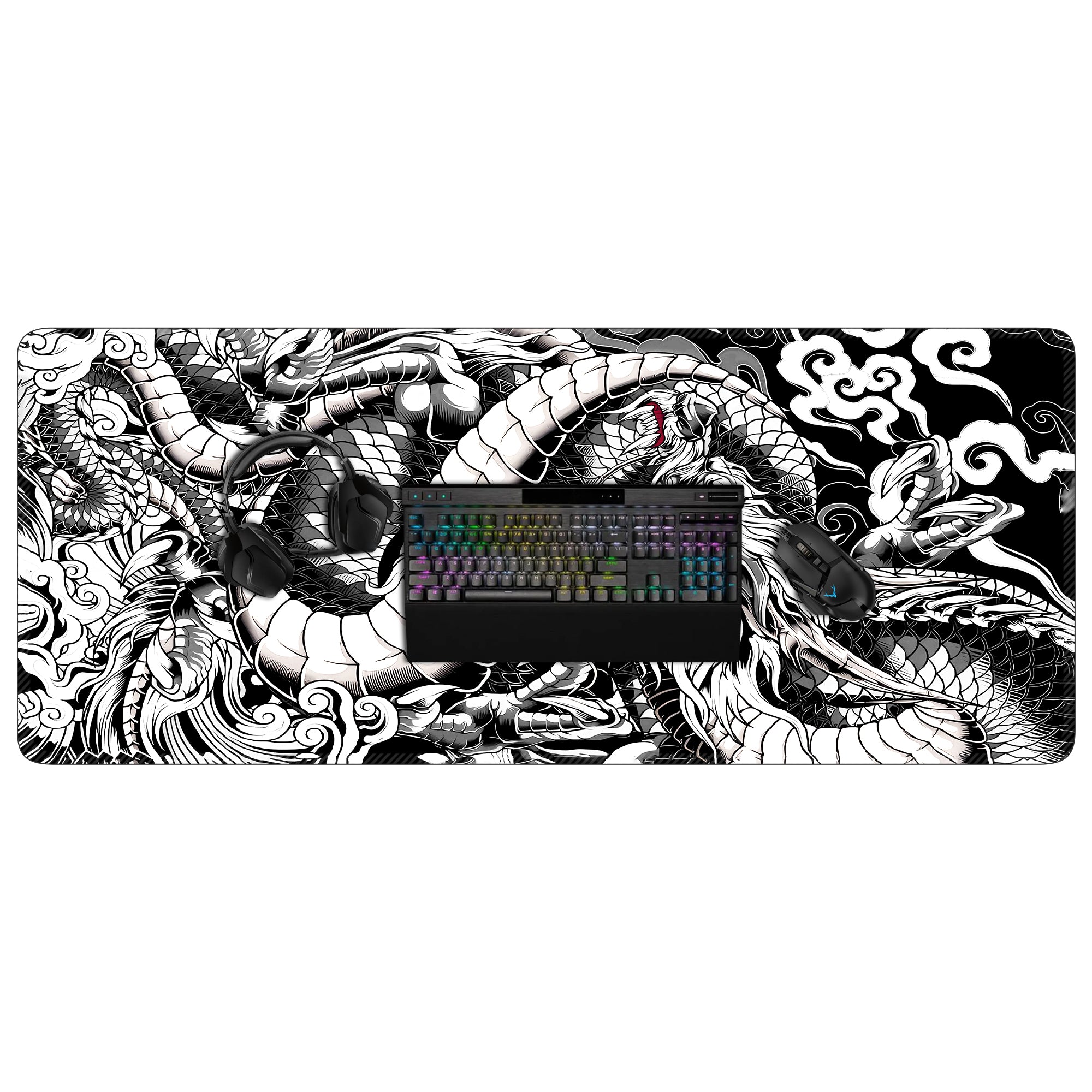 Xrades White Dragon XXL Mousepad