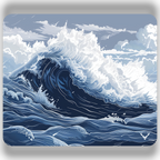 Xrades Blue Wave Pro Mousepad