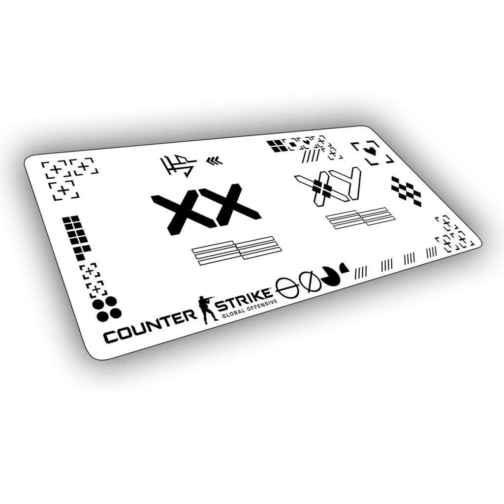 Xrades WhiteX XXL Mousepad