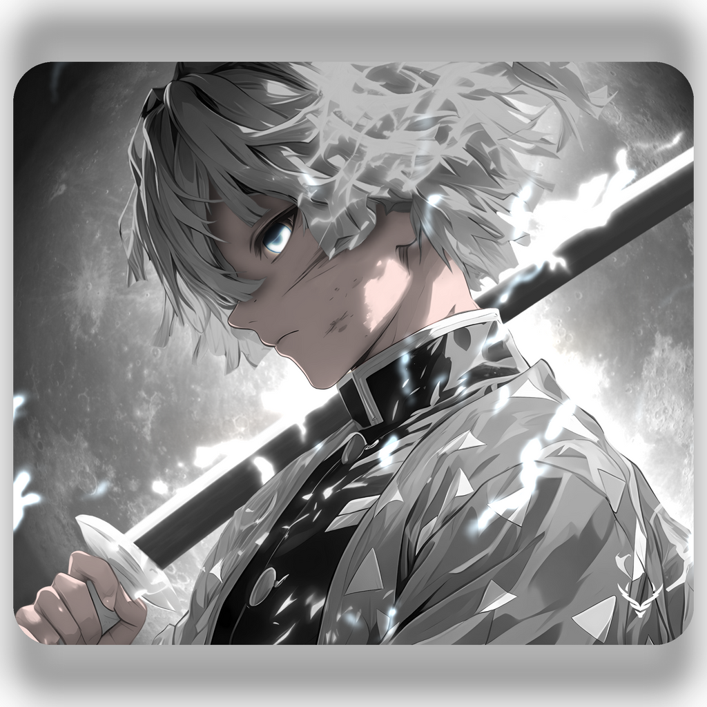 Xrades Zenitsu With Katana Mousepad