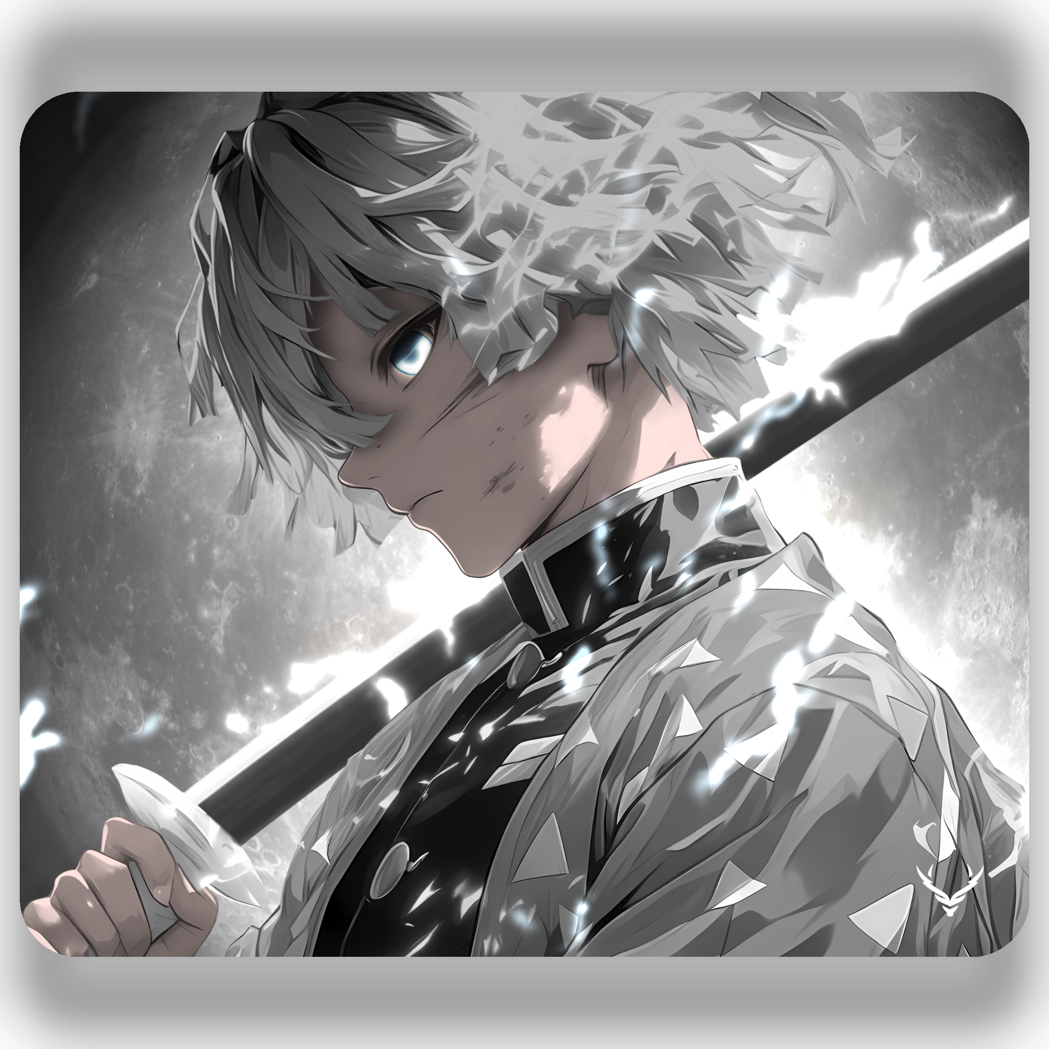 Xrades Zenitsu With Katana Mousepad